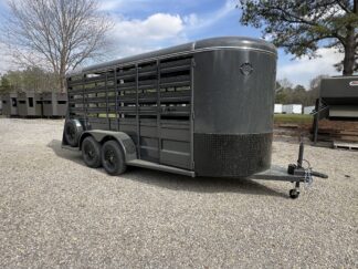 CW903 Circle W 6'x16' Bumper Pull Livestock Trailer
