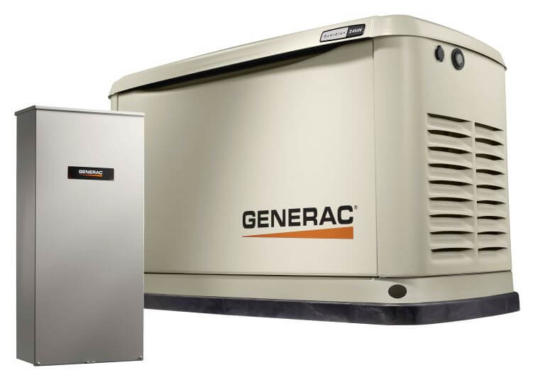 Generac Guardian 26KW Home Standby Generator With Wifi And 200ASE Transfer Switch #7291 Generac Guardian 26KW Home Standby Generator With Wifi And 200ASE Transfer Switch #7291
