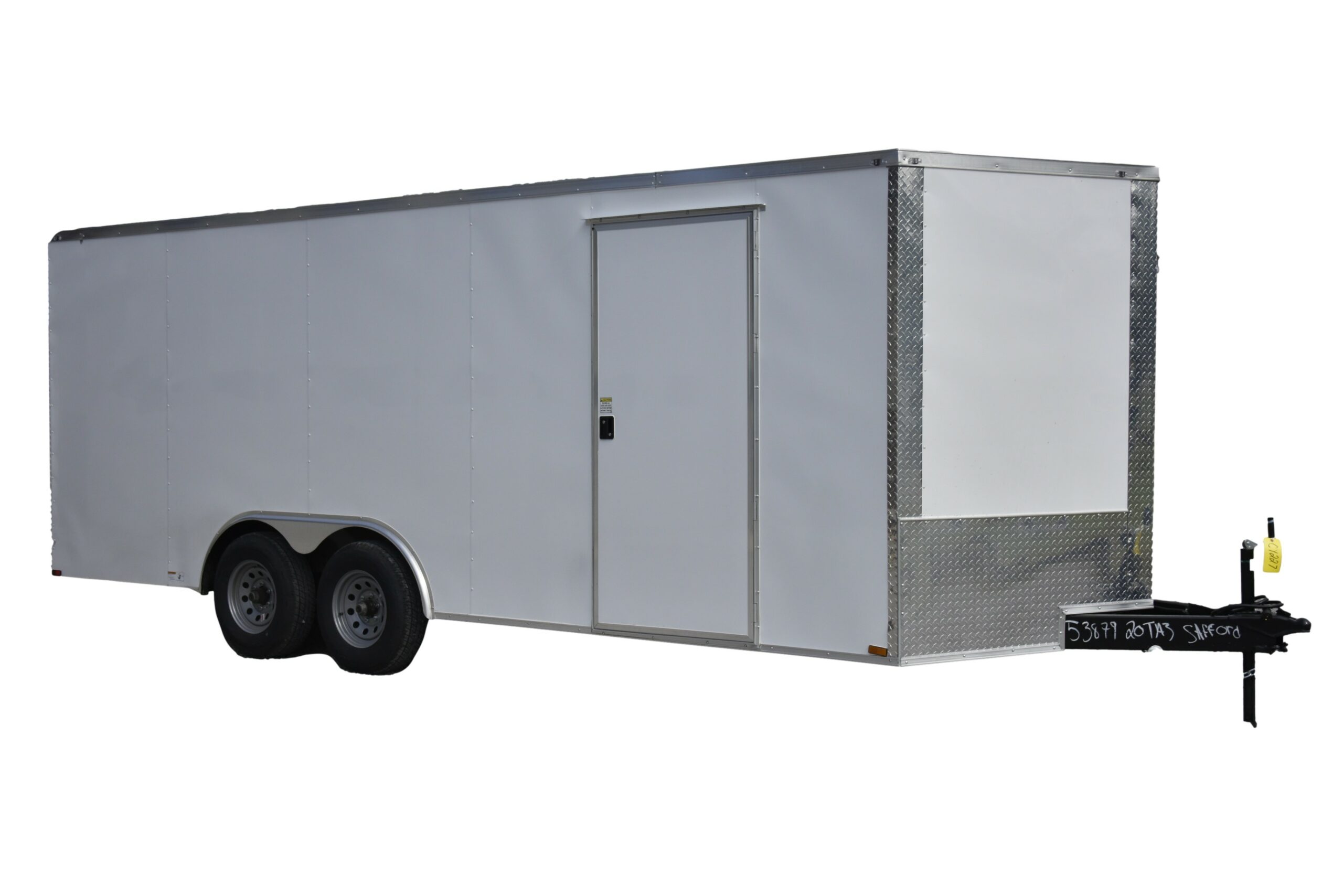 CY227 Cynergy 8.5x20 Enclosed Trailer TA 10K White CY227 Cynergy 8.5x20 Enclosed Trailer TA 10K White