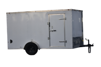 CY245 Cynergy 6x12 Enclosed Trailer SA White 78"