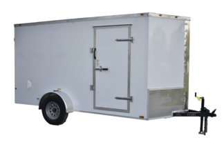 CY247 Cynergy 6x12 Enclosed Trailer SA White Double Door