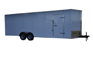 CY716 Cynergy 8.5x24 Enclosed Car Hauler 10K White 84"