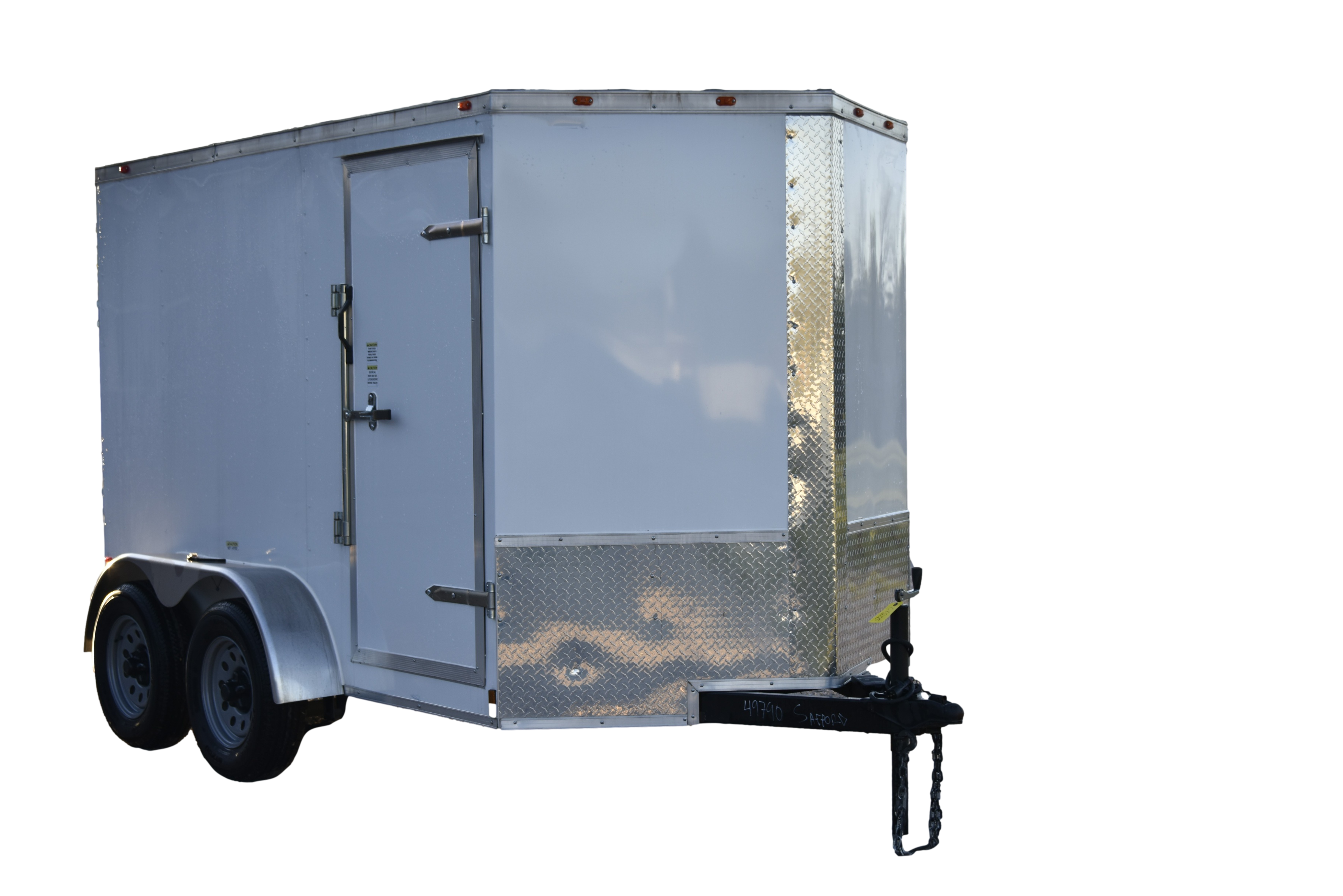 CY238 Cynergy 6x10 Enclosed Trailer TA White CY238 Cynergy 6x10 Enclosed Trailer TA White