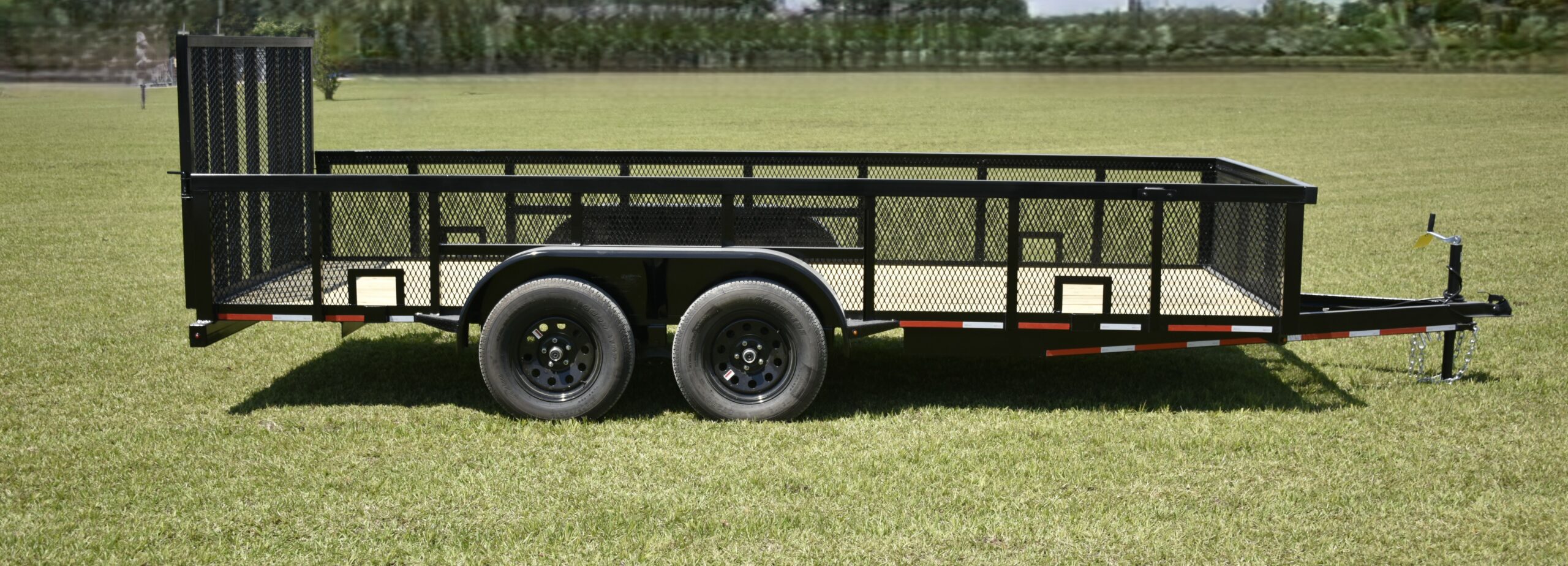CA150 Caliber 7x16 Utility Trailer HD W/ 2' Mesh Sides & Standard Gate CA150 Caliber 7x16 Utility Trailer HD W/ 2' Mesh Sides & Standard Gate