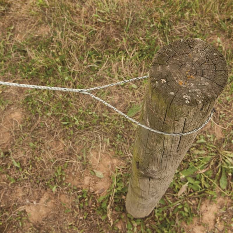 Post Dead End 24 in, Steel, Galvanized #PDE-155-10 Post Dead End 24 in, Steel, Galvanized #PDE-155-10