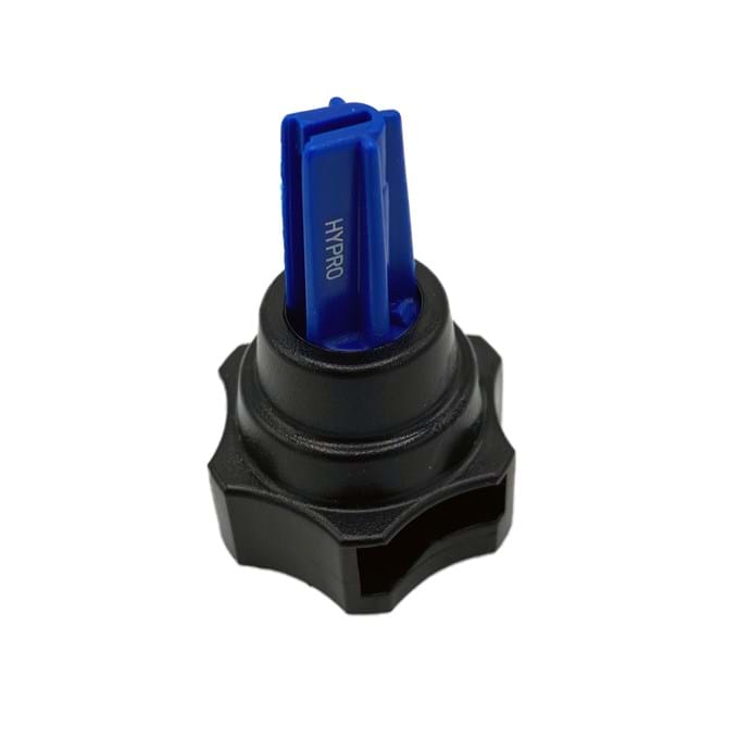 Hypro Fastcap Boom X-Fender Nozzle 2.0 GPM Blue #FC-XT020 Hypro Fastcap Boom X-Fender Nozzle 2.0 GPM Blue #FC-XT020