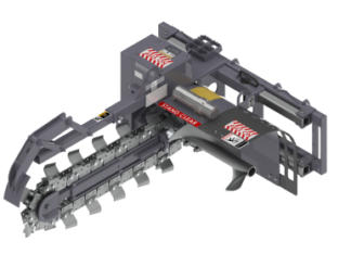 Paladin Skid Steer Trencher #625 48" Depth x 6" Width