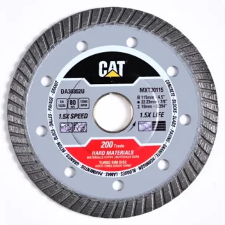 CAT MXT30 Turbo Rim Diamond Blade 200 Trade 4.5" OEM #DA30302U