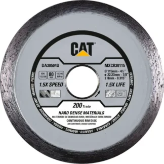 CAT MXCR30 Continuous Rim Diamond Blade 200 Trade 4.5" OEM #DA30504U