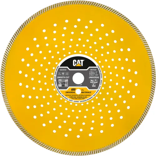 CAT MUT5 Turbo Continuous Rim Diamond Blade 600 Pro 14 OEM #DA33515U CAT MUT5 Turbo Continuous Rim Diamond Blade 600 Pro 14" OEM #DA33515U