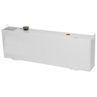 36 Gallon White Vertical Fuel-N-Tool Ready Steel Liquid Transfer Tank for Trucks #486000