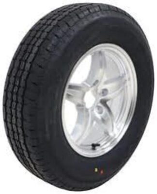 Aluma 15" Silver Liger Wheel And Tire #60-0001402