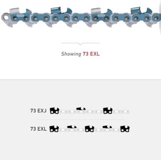 Oregon Powercut Saw Chain #73EXL068G