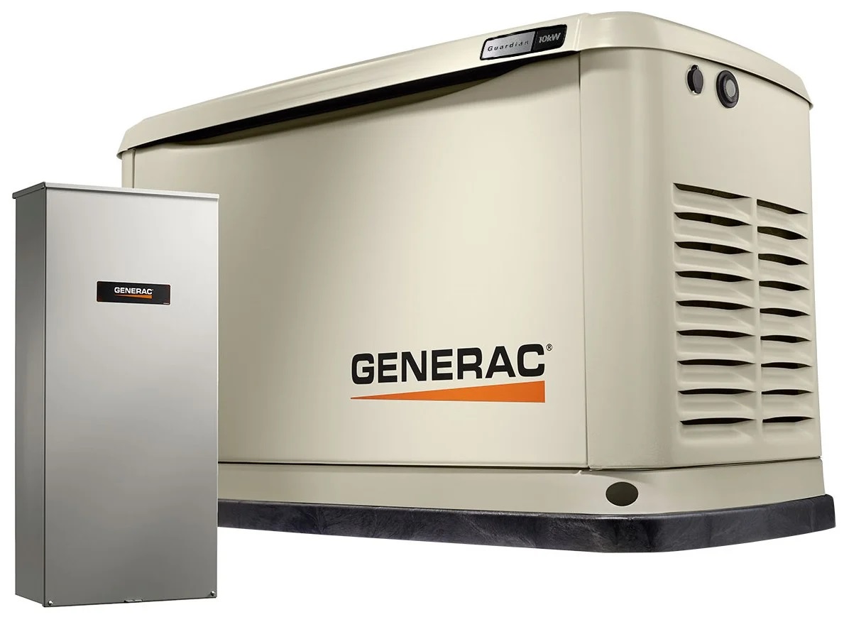 Generac 10KW Home Standby Generator W/ 16-Circuit Transfer Switch & Wifi #7172 Generac 10KW Home Standby Generator W/ 16-Circuit Transfer Switch & Wifi #7172