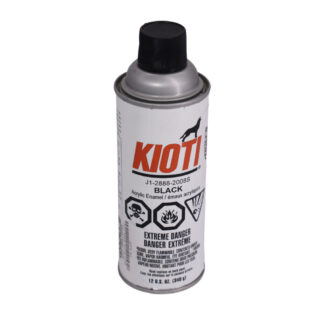 Kioti Black Spray Paint 12 oz OEM #J1-2888-2008S