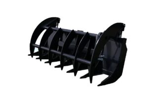 Ironcraft Economy Grapple Rake Dual Cylinder 66" #EGR66