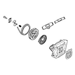Husqvarna Starter Assembly OEM #535512201