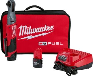 Milwaukee M12 Fuel 3/8" Ratchet 2 Battery Kit #2557-22