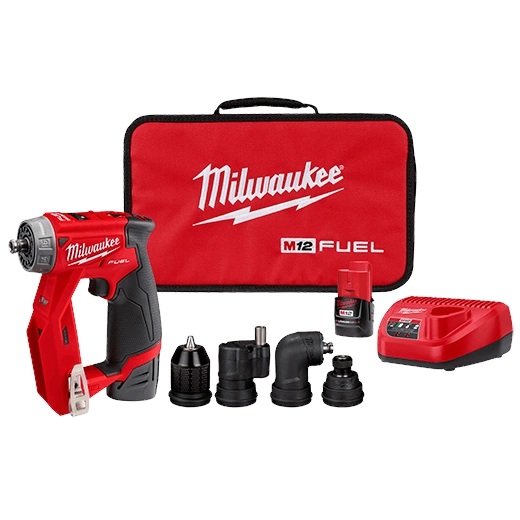 Milwaukee M12 Fuel Installation Drill/Driver Kit #2505-22 Milwaukee M12 Fuel Installation Drill/Driver Kit #2505-22