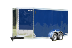 CY258 Cynergy 7x16 Enclosed Trailer TA Pro Indigo Blue