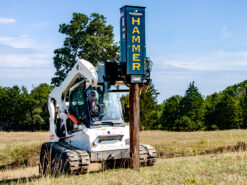 Danuser SM40 Hammer Post Driver W/ Grapple, Tilt & Weight Kit