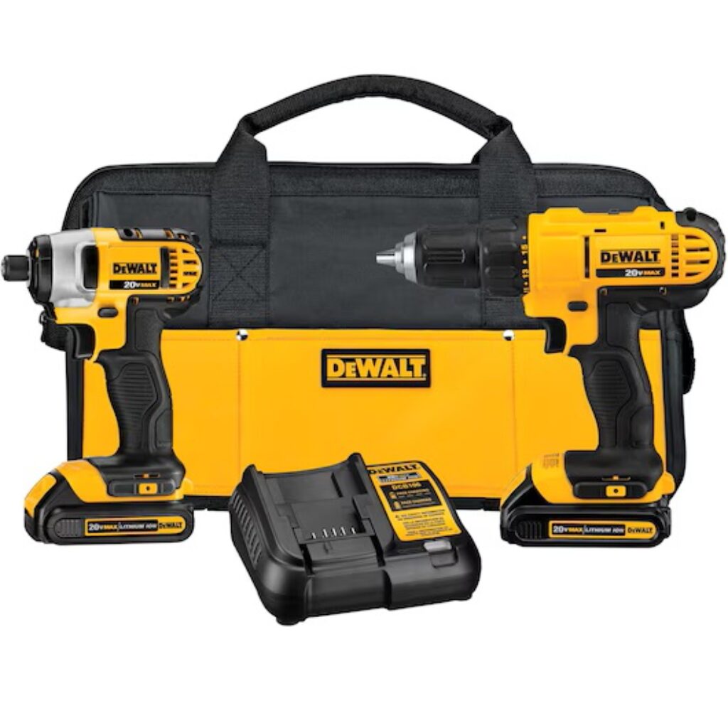 DeWalt 20V Max Drill/Impact Driver Combo Kit #DCK240C2