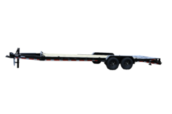 CA411 Caliber 7x24 Equipment Trailer 14k W/ 8" I-Beam