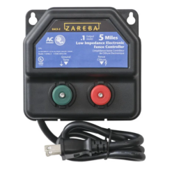 Zareba EA5M-Z 5-Mile AC Powered Electric Fence Charger Low Impedance 0.1J