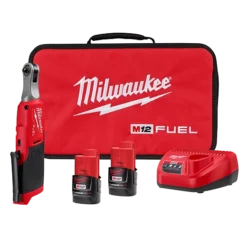 Milwaukee 2566-22 M12 FUEL 1/4 in. High Speed Ratchet Kit 450 RPM OEM #2566-22