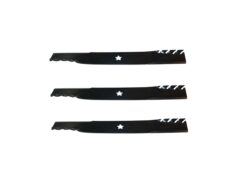 NHC 212-0951 N2 Razor-X Mulching Blade Set (3) for 61" Husqvarna Zero Turn Mowers – Replaces 539113312
