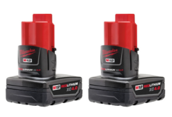Milwaukee M12 REDLITHIUM XC 4.0Ah Extended Capacity Battery 2-Pack