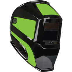 Forney 55732 Easy Weld Velocity Auto-Darkening Welding Helmet – 9-13 DIN Variable Shade, 5.97 Sq In Viewing Area, Black/Green