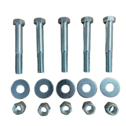 IronCraft 110007 Shear Pin Bolt Grade 2 & Nut Kit – OEM Genuine Replacement for Rotary Cutters