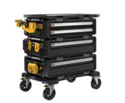 DEWALT DWST086501 TOUGHSYSTEM 2.0 DXL Power Tool Storage Kit – Tool Holster, (2) Battery Cleats & Charger Mount